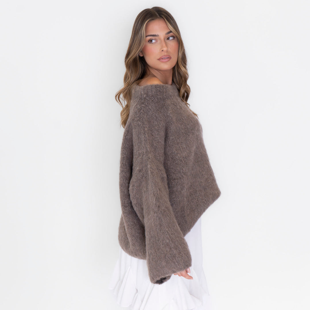 NORELLA | Ultra-Soft Off-Shoulder Knit