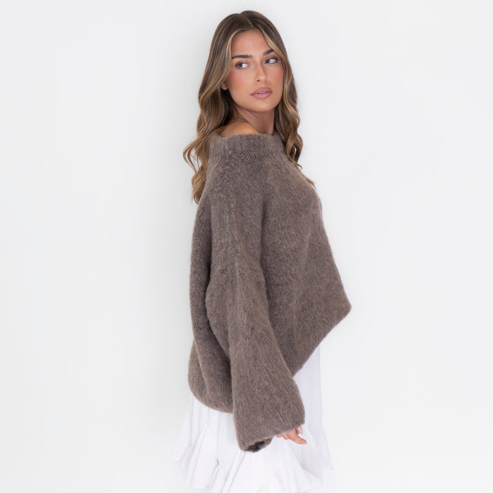 NORELLA | Ultra-Soft Off-Shoulder Knit