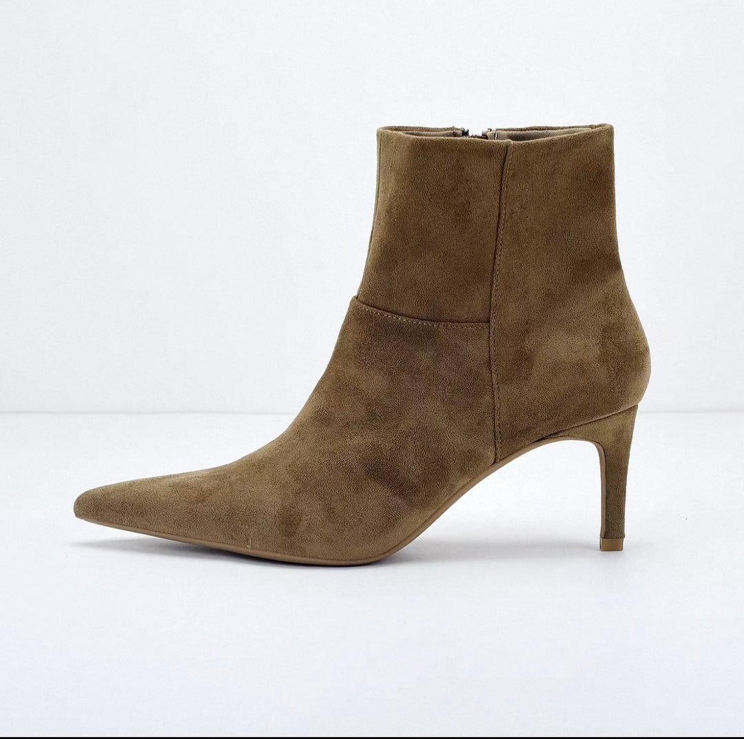 NORELLA | Ankle Boot with Lace Details & Side Zip