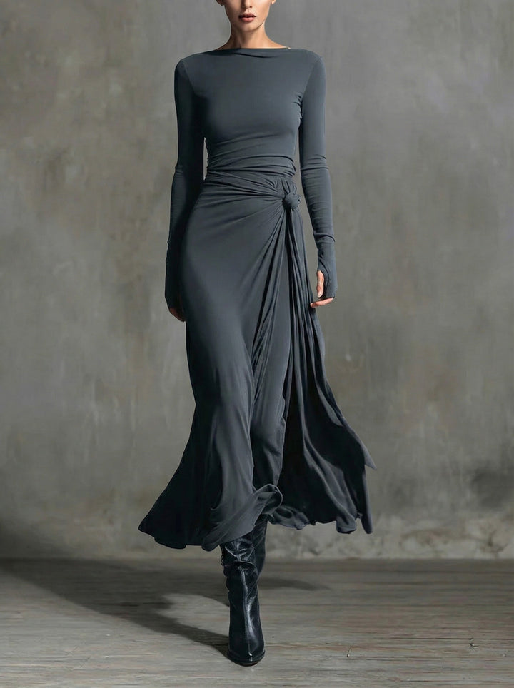 NORELLA | Naiara Maxi Dress with Side Button