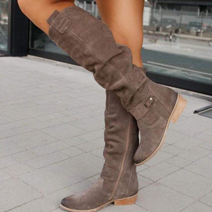 NORELLA | Lina – Comfortable, Warm Suede Boots for Women
