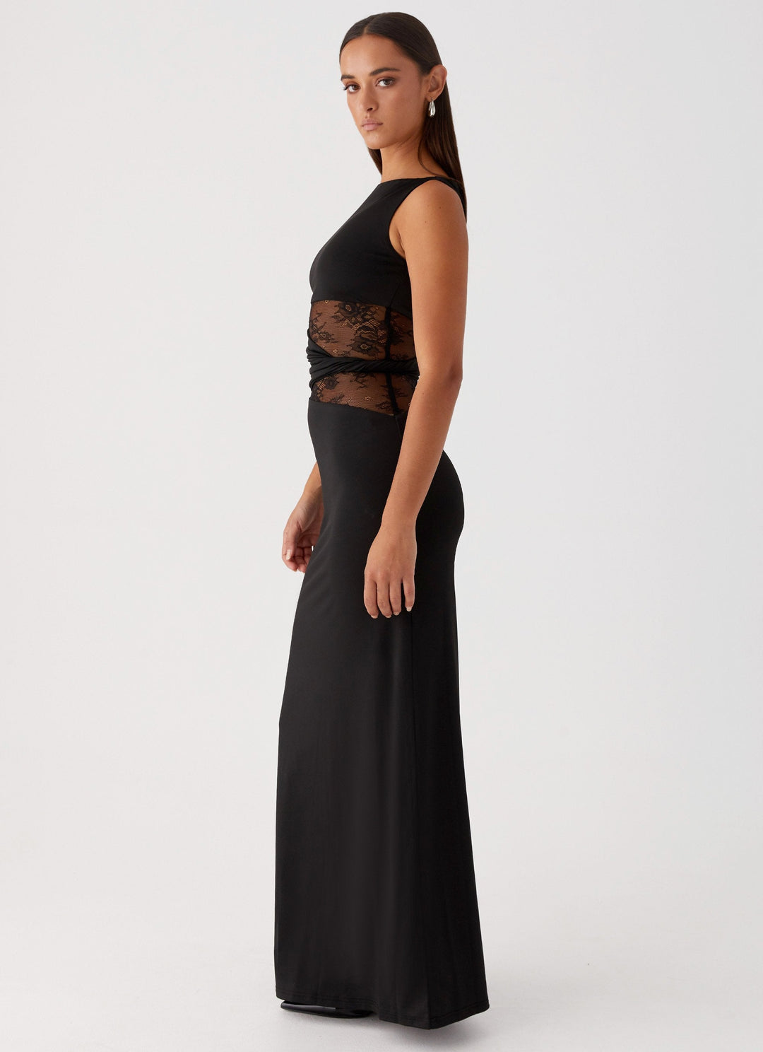NORELLA | Flattering Leni maxi dress with subtle cut-outs and lacing