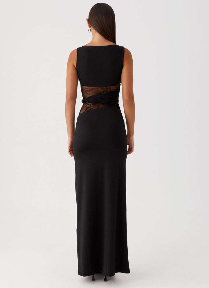 NORELLA | Flattering Leni maxi dress with subtle cut-outs and lacing