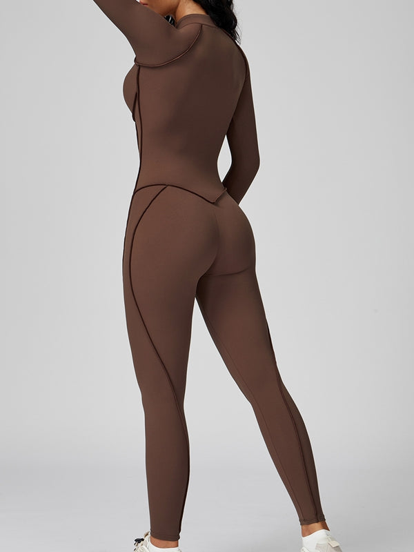 NORELLA | Jumpsuit with Zip Closure and Stitched Details