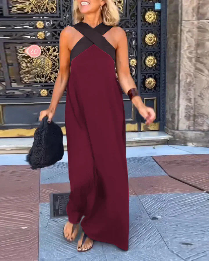 NORELLA | MIRANDA CROSSOVER CUT DRESS