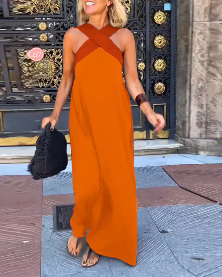 NORELLA | MIRANDA CROSSOVER CUT DRESS