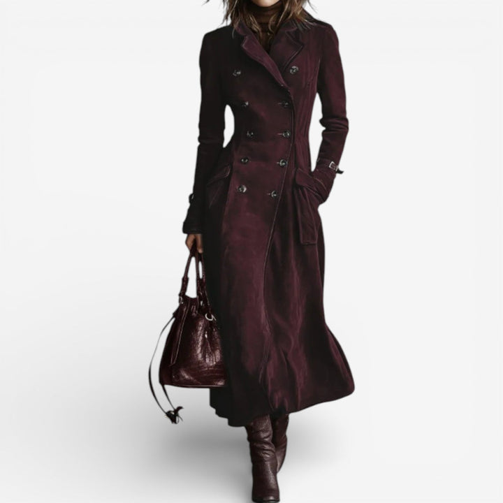NORELLA | Nathaly Suede Trench Coat