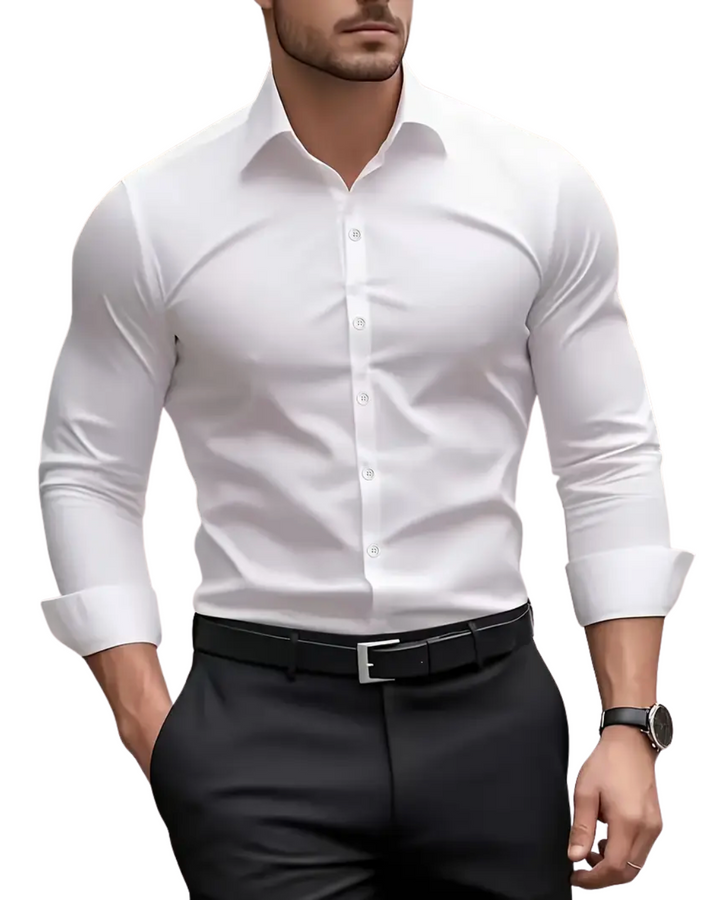 NORELLA | Breathable Men's Shirt with Long Sleeves