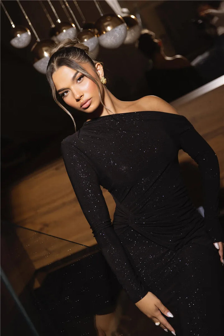 NORELLA | Alina Shimmering Maxi Dress