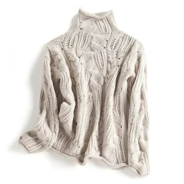 NORELLA | Kensia – Cashmere Jumper with Cable Pattern