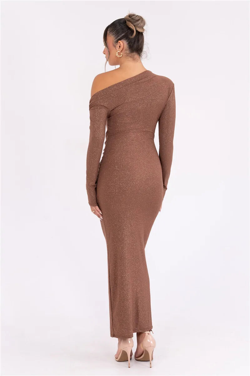 NORELLA | Alina Shimmering Maxi Dress