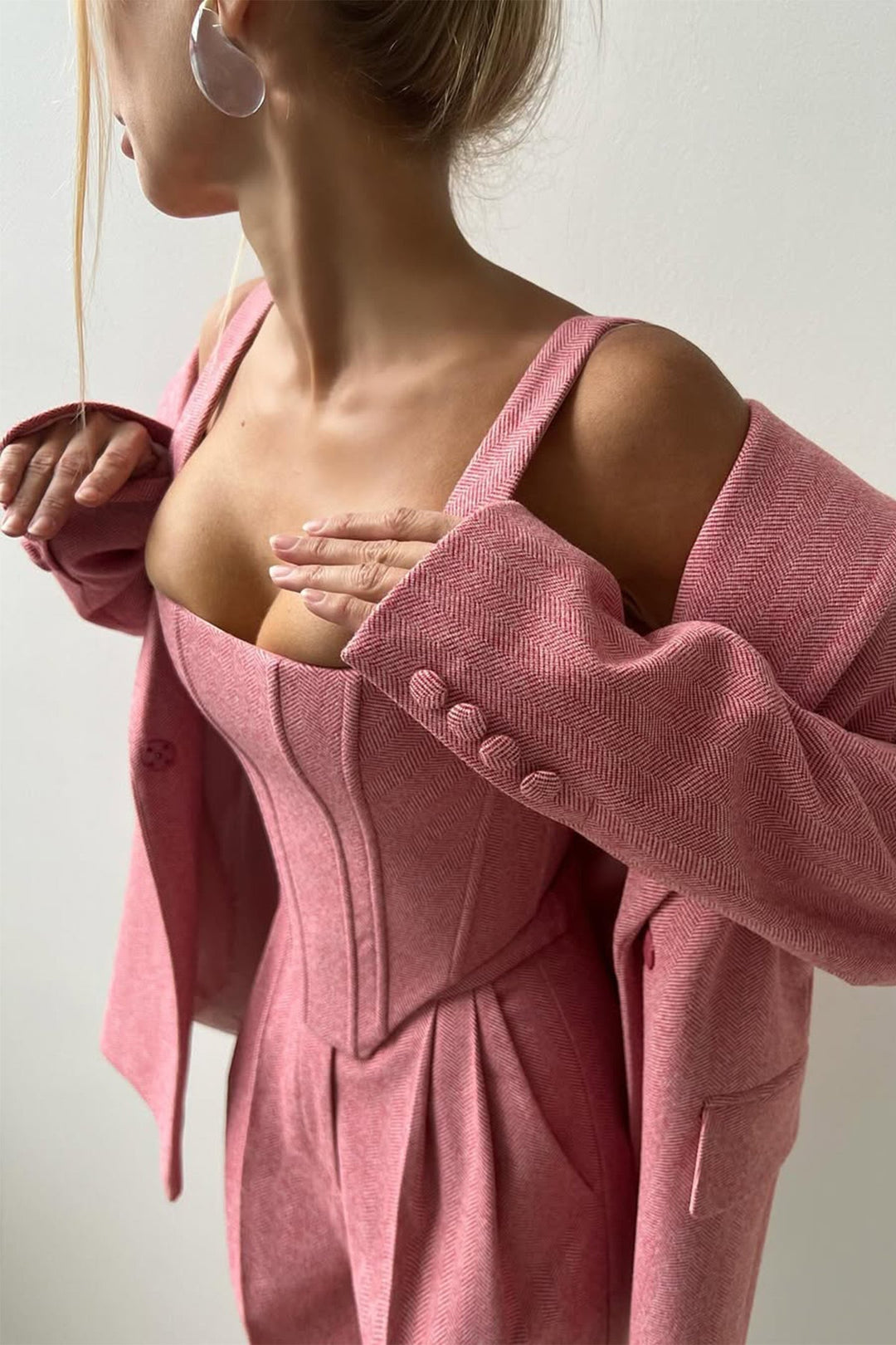 NORELLA | Three-Piece Set with Double-Breasted Blazer