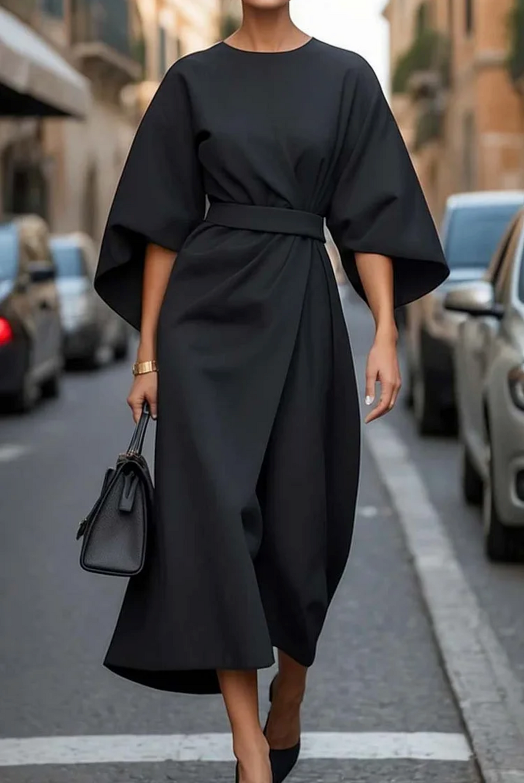 Matzliah Lantern Sleeve Dress