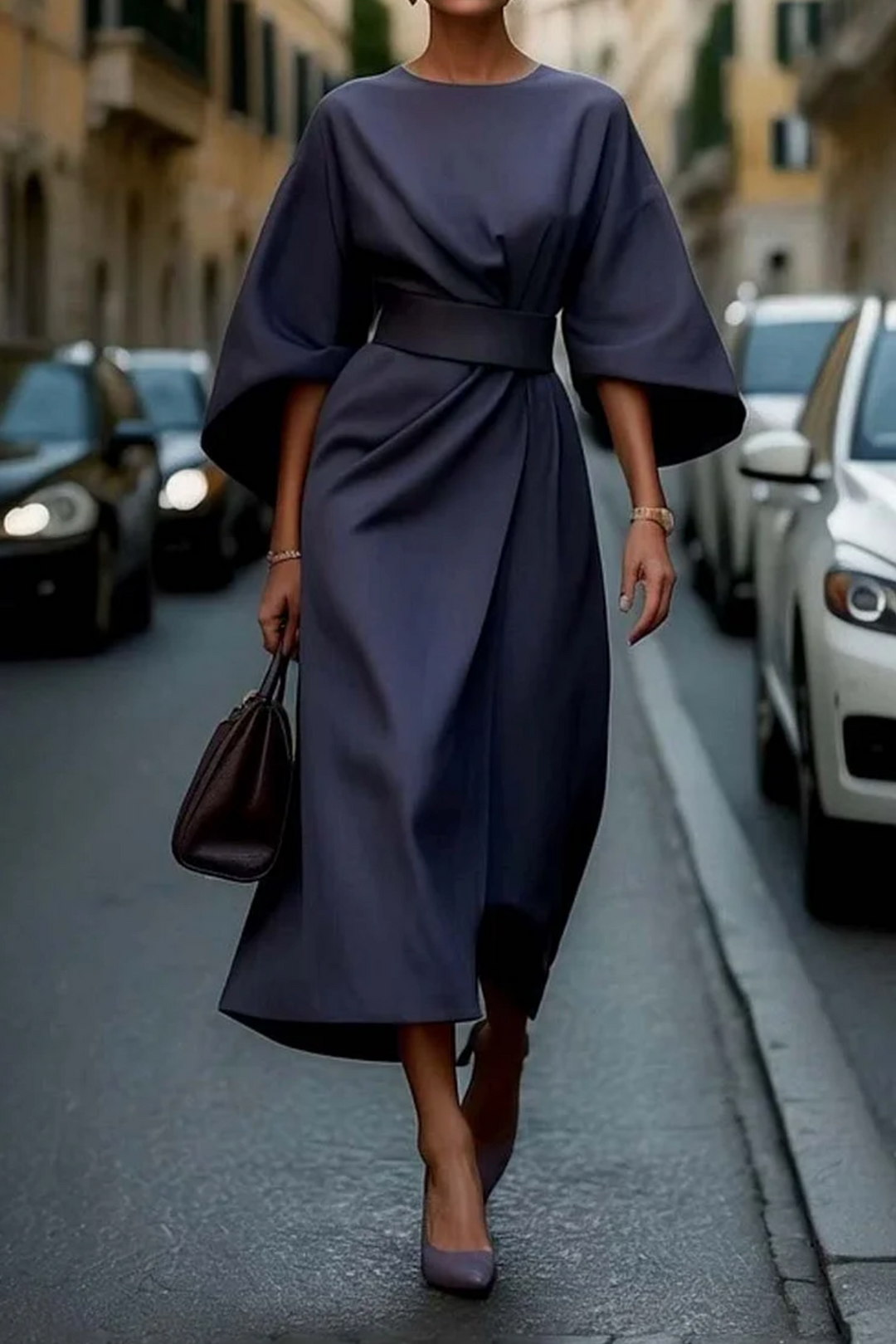 Matzliah Lantern Sleeve Dress