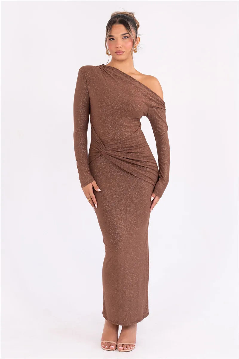 NORELLA | Alina Shimmering Maxi Dress