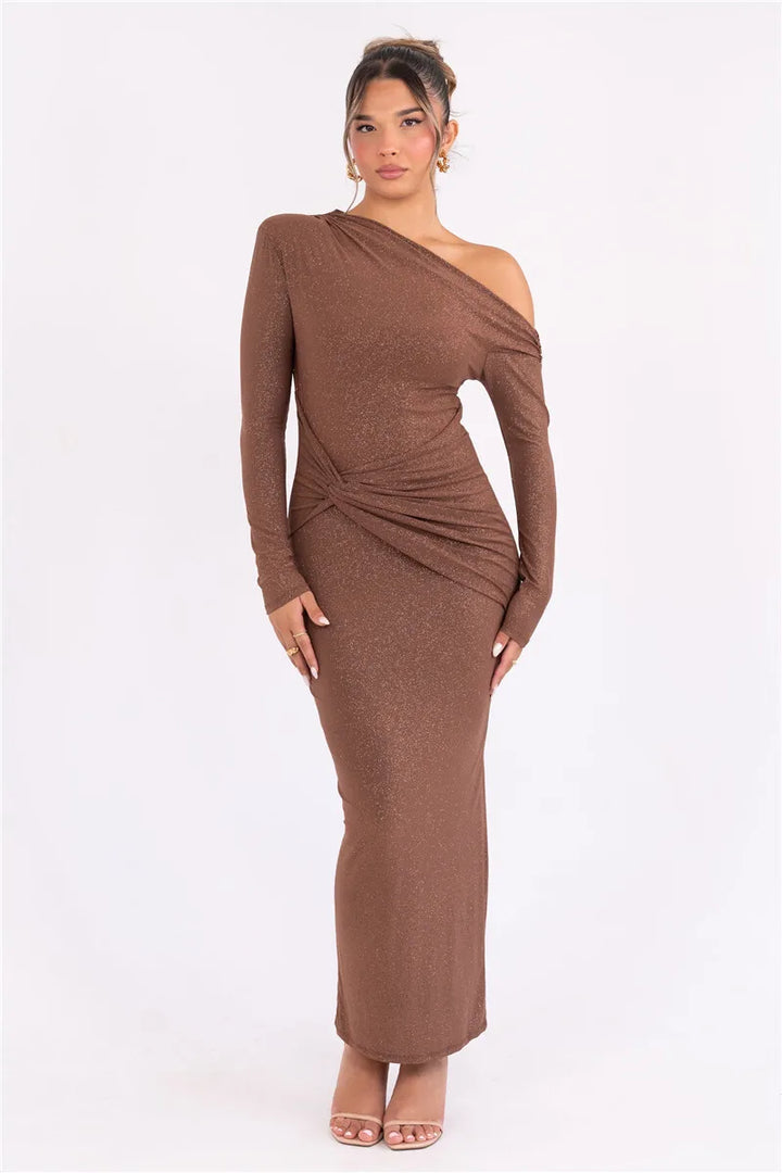 NORELLA | Alina Shimmering Maxi Dress