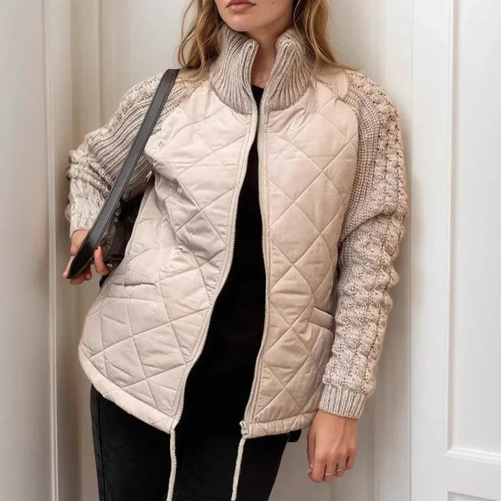 NORELLA | Soft Padded Jacket with Norwegian Inspiration and Knitted Details