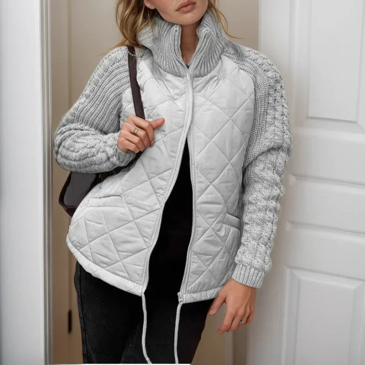 NORELLA | Soft Padded Jacket with Norwegian Inspiration and Knitted Details