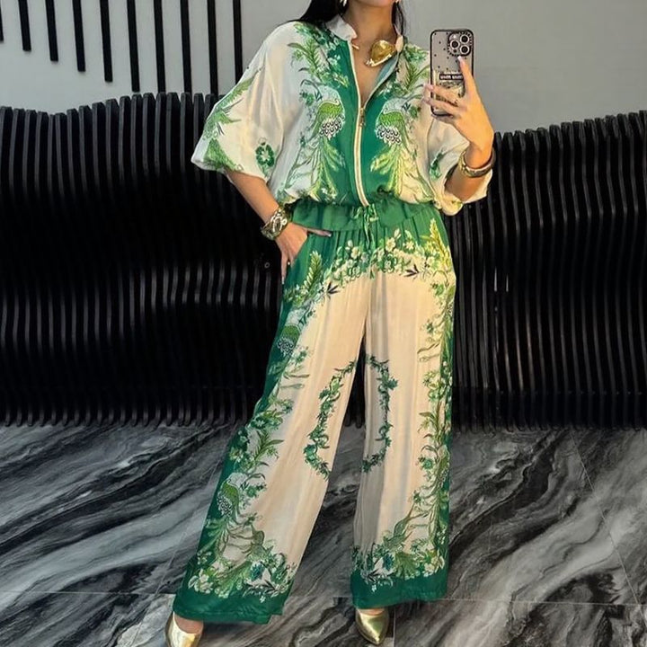 NORELLA | Satin-like Sports Fabric Set