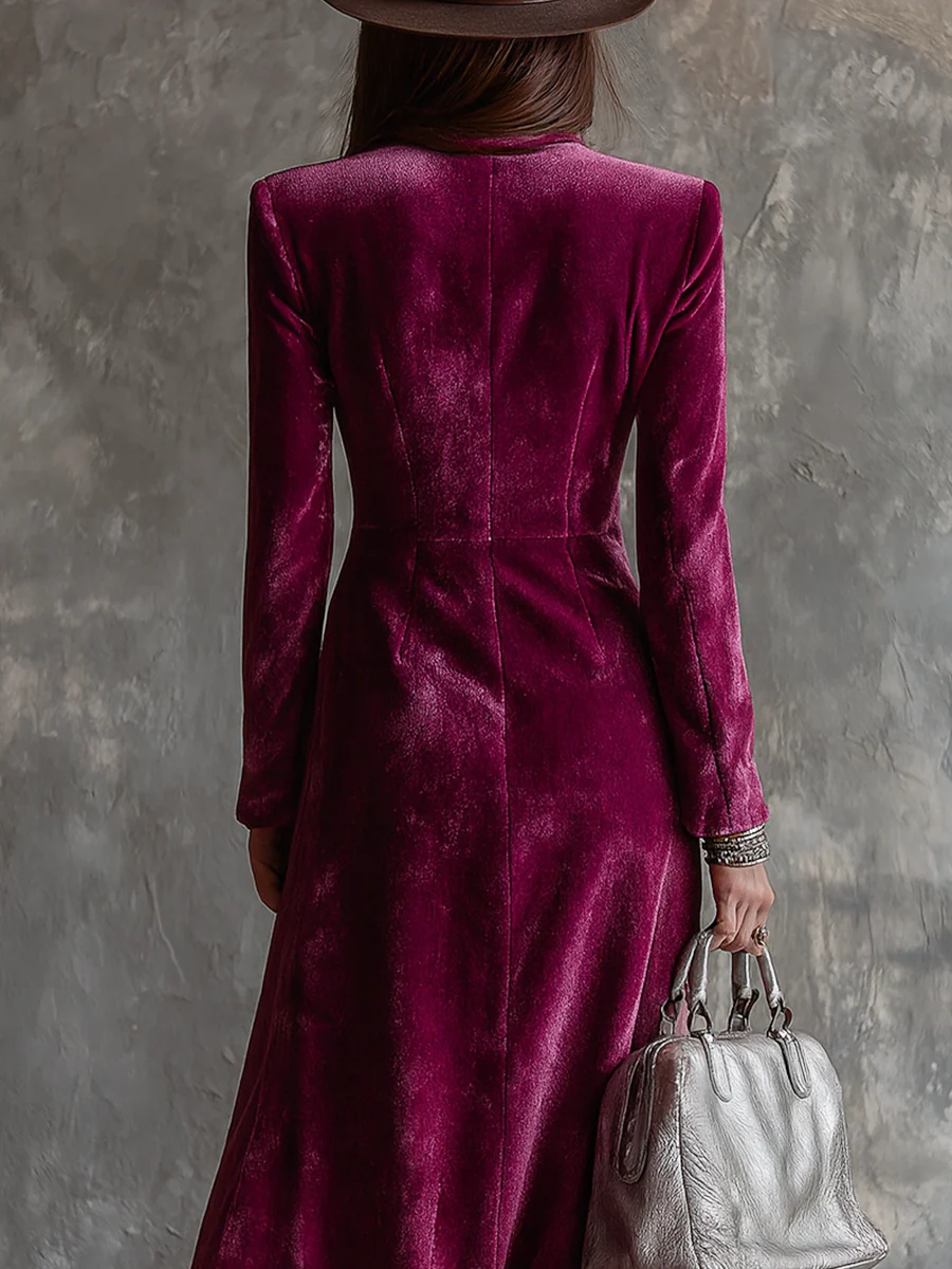 NORELLA | Vera Velvet Blazer Maxi Dress