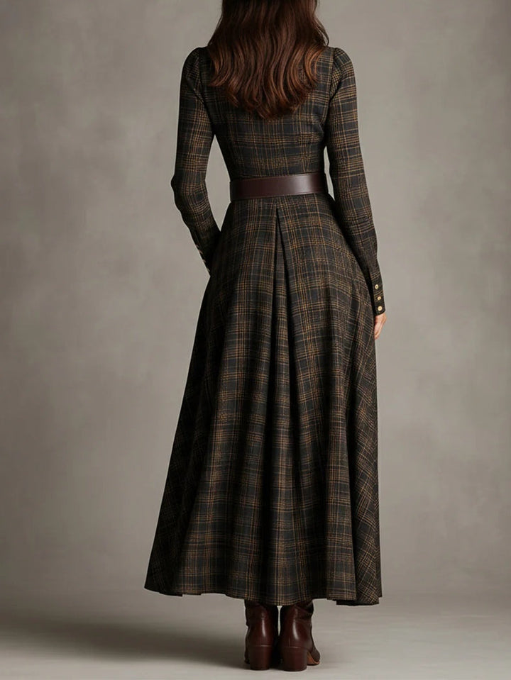 NORELLA | Guti Long Checked Shirt Dress