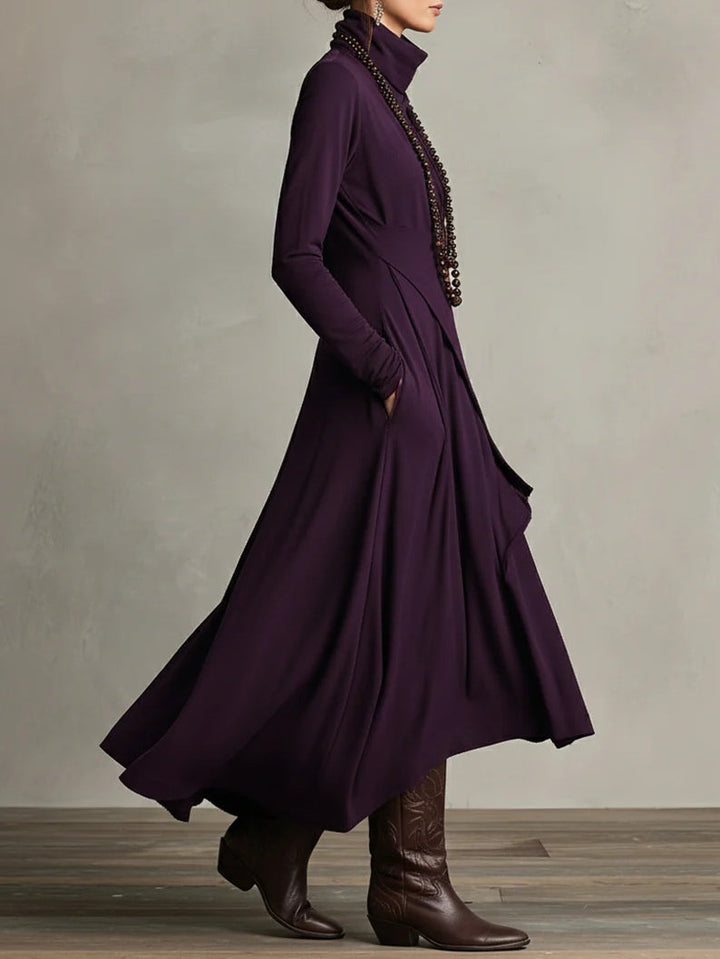 NORELLA | Malva Maxi Dress with High Neck