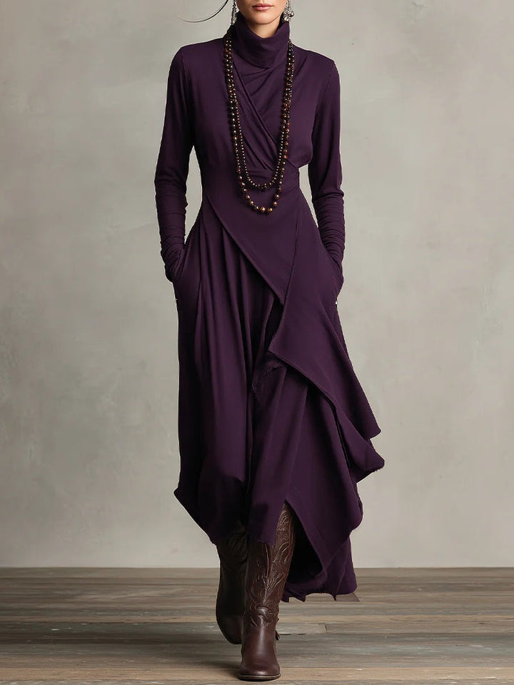 NORELLA | Malva Maxi Dress with High Neck