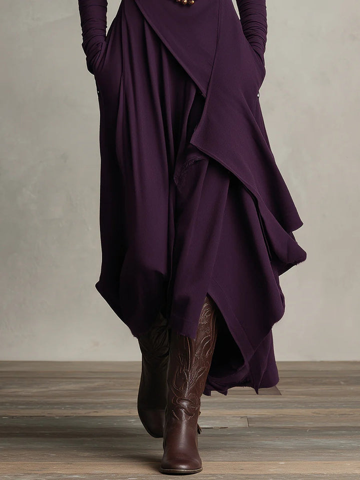 NORELLA | Malva Maxi Dress with High Neck