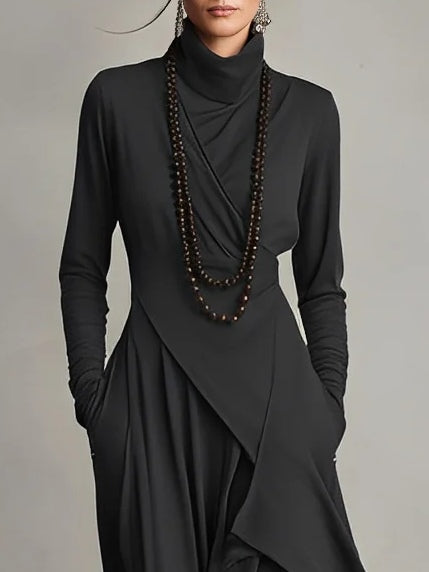 NORELLA | Malva Maxi Dress with High Neck
