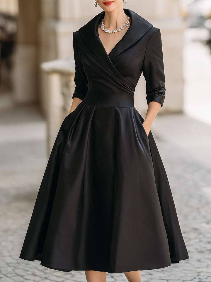 NORELLA | Satin midi dress