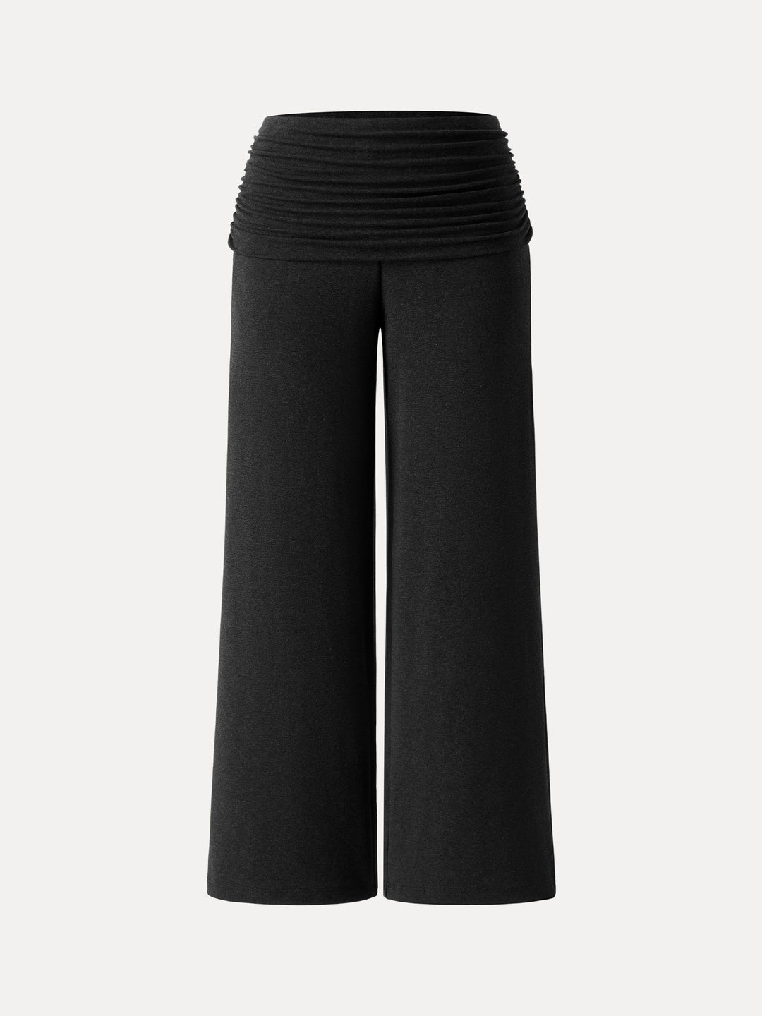 NORELLA | Elegant Wide-Leg Trousers in Soft Wool Blend with Pockets