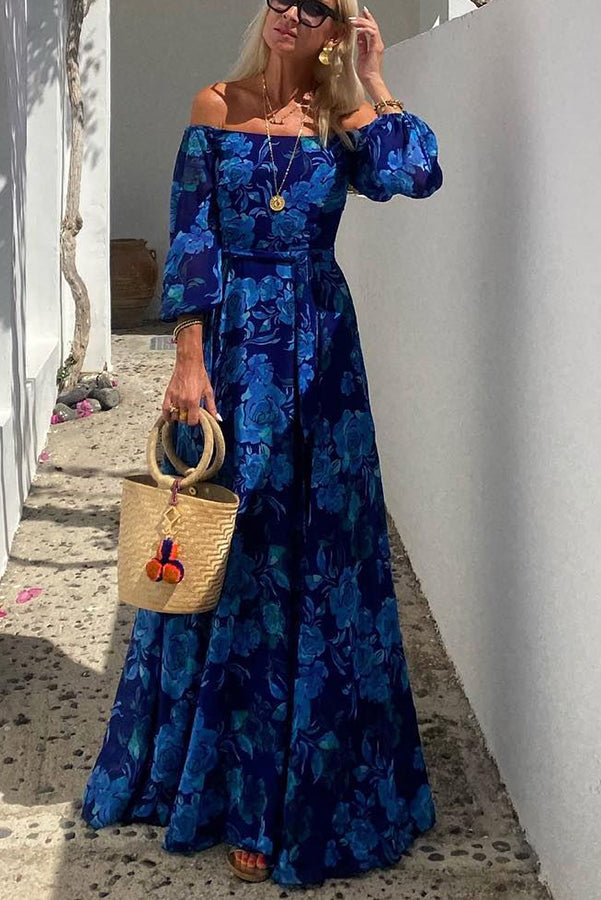 Luna Off-Shoulder Floral Dress