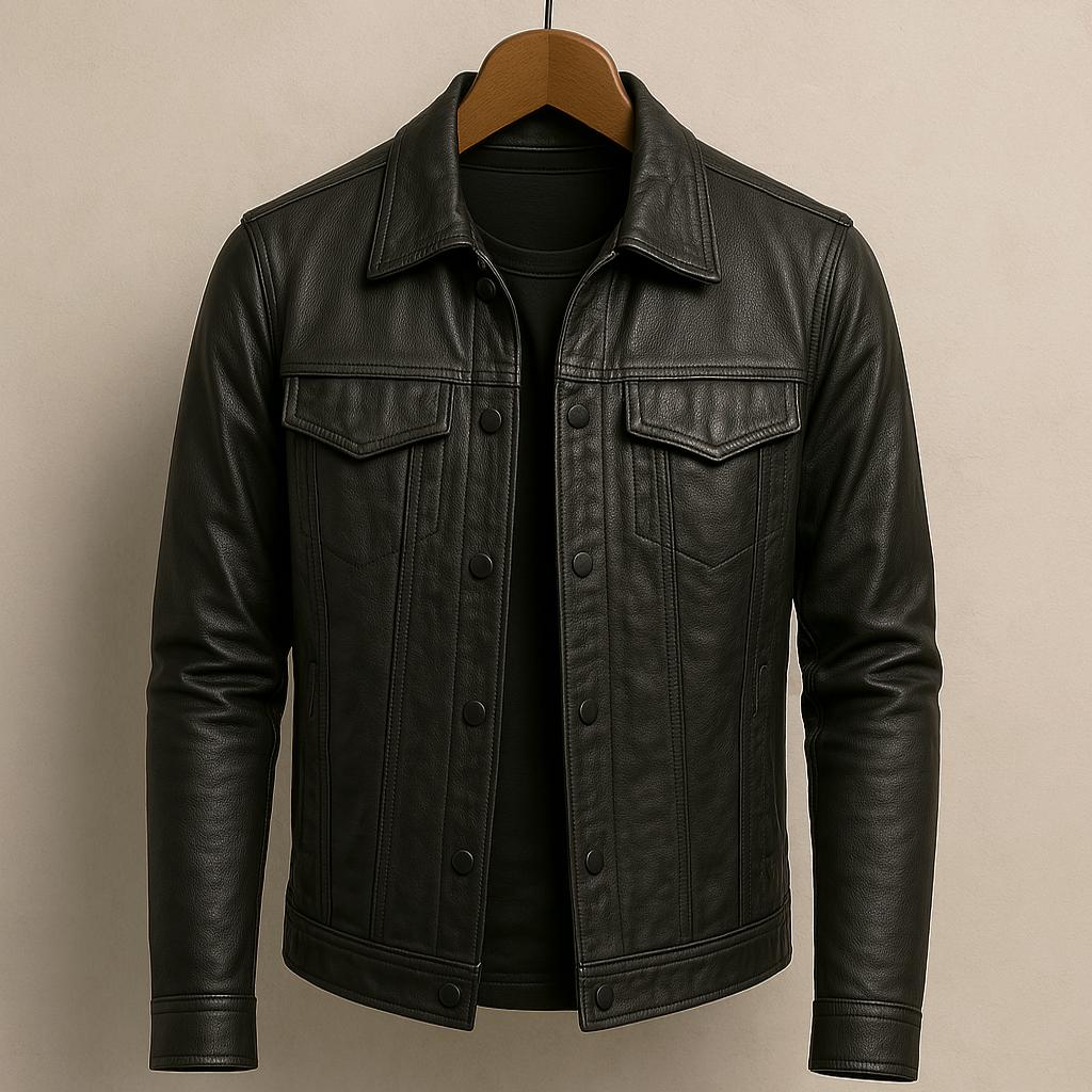 NORELLA | Premium Leather Jacket in Moto Style