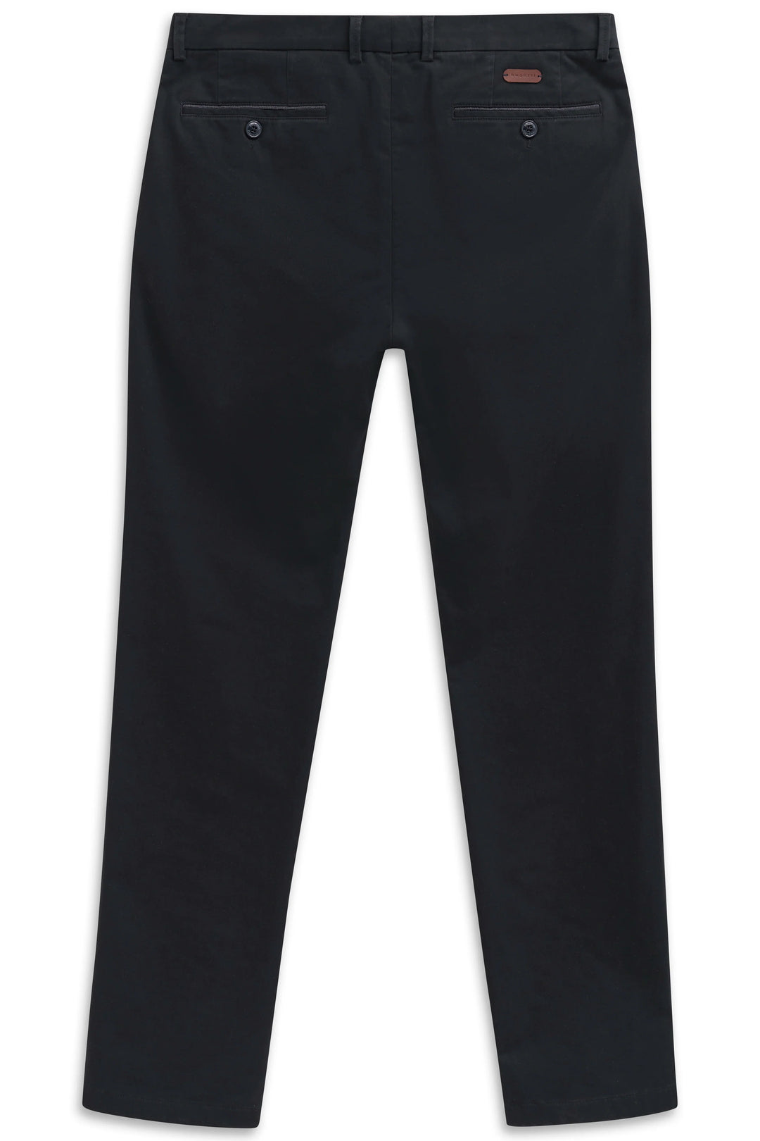 NORELLA | Flat-front trousers with a high cotton content in navy