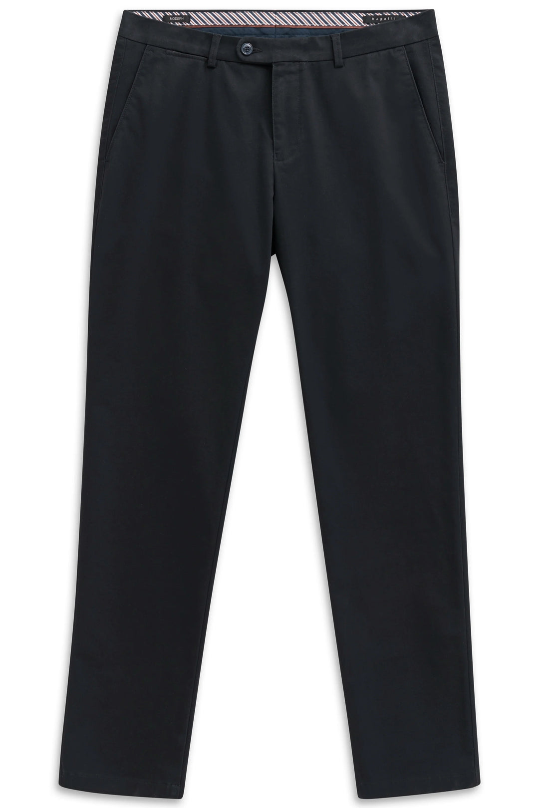 NORELLA | Flat-front trousers with a high cotton content in navy