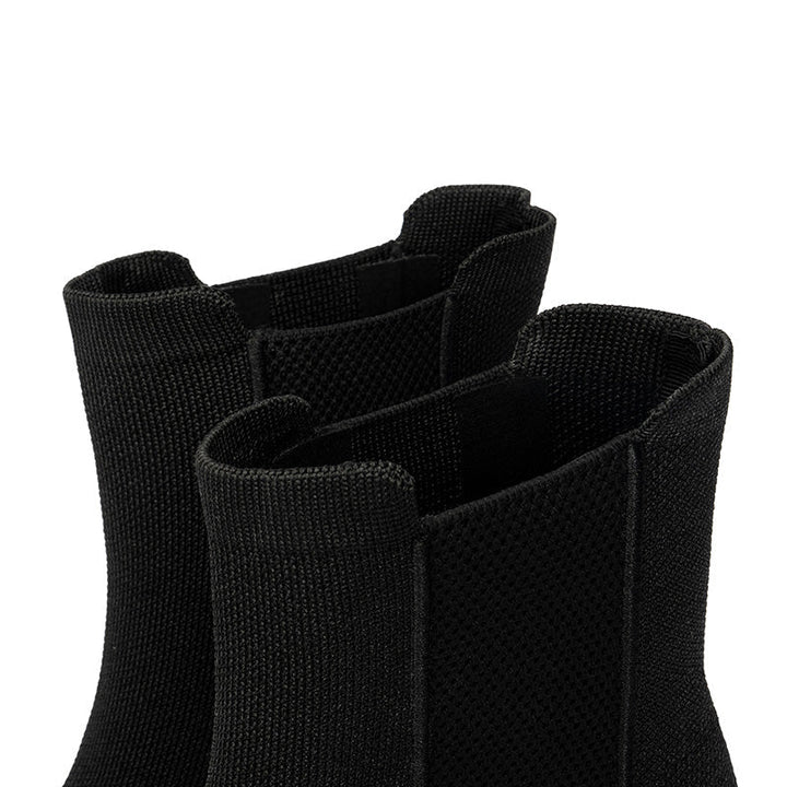 NORELLA | Chelsea Ankle Boot with 3D Knitting Technology & Block Heel