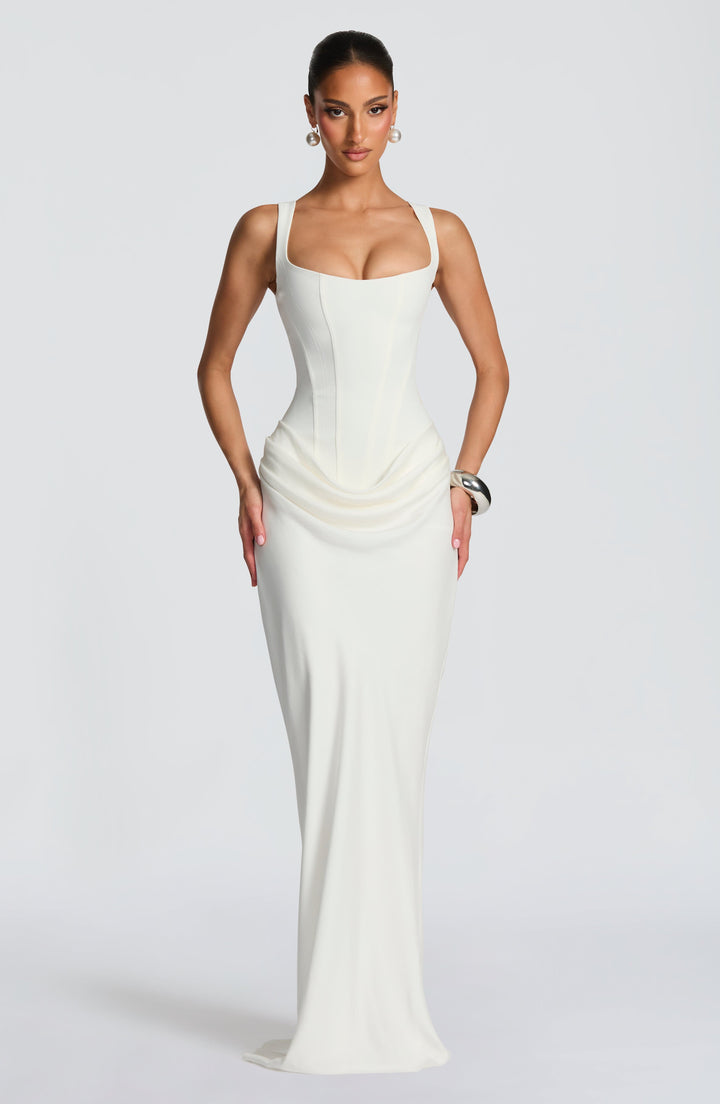 NORELLA | Leonor Maxi Dress with Square Neckline