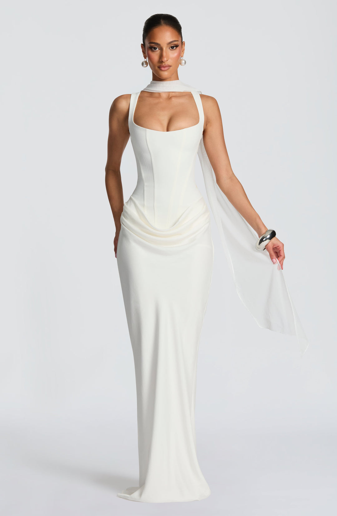 NORELLA | Leonor Maxi Dress with Square Neckline