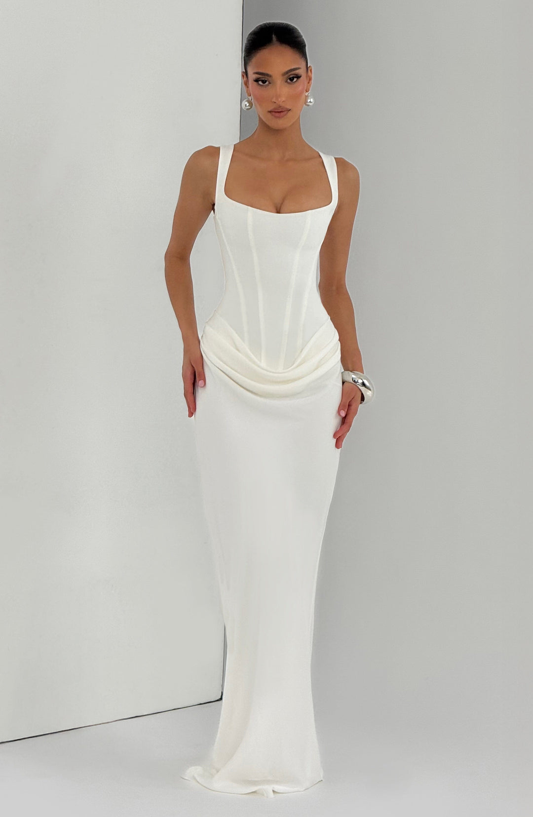 NORELLA | Leonor Maxi Dress with Square Neckline