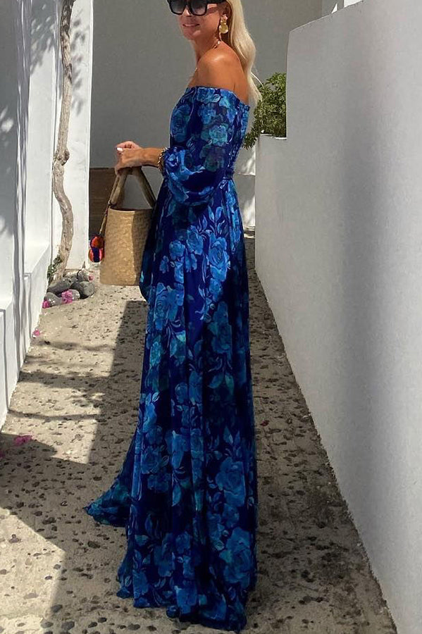 Luna Off-Shoulder Floral Dress
