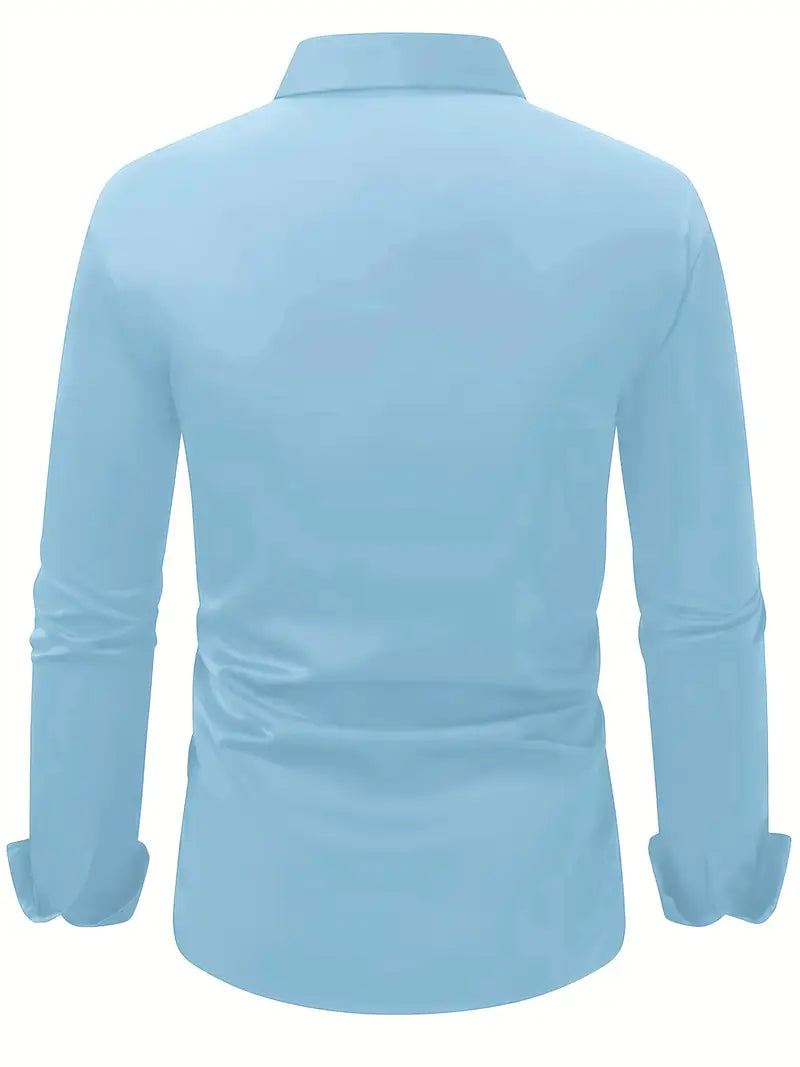 NORELLA | Breathable Men's Shirt with Long Sleeves