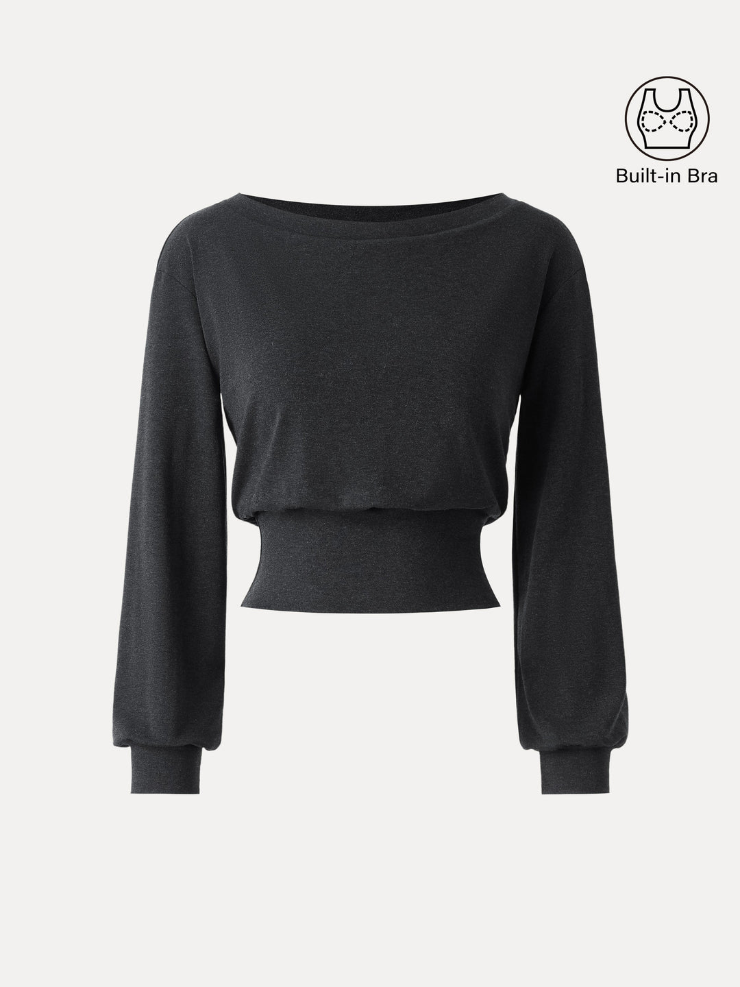 NORELLA | Soft Boat Neck Brami in Wool Blend – Non-Irritating