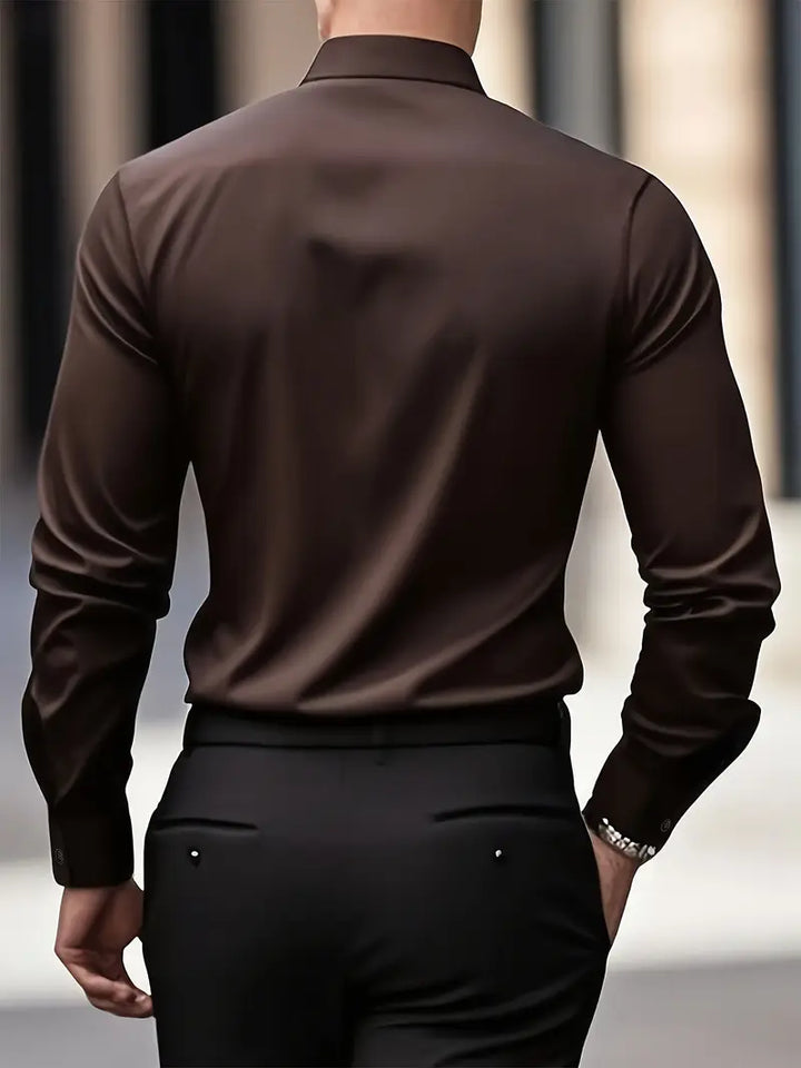 NORELLA | Breathable Men's Shirt with Long Sleeves