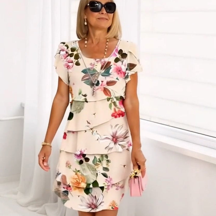 Floral Cascade Dress