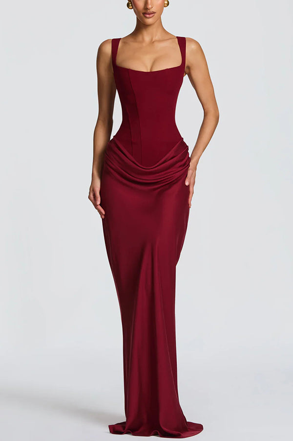 NORELLA | Leonor Maxi Dress with Square Neckline