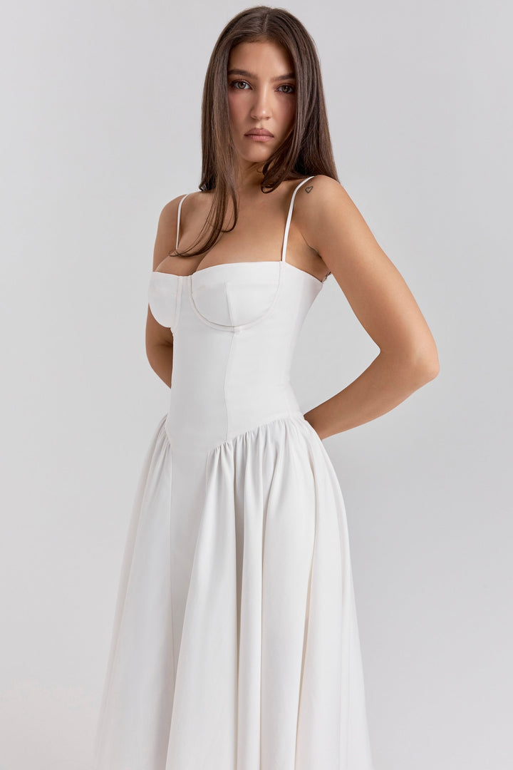 Celine Corset Midi Dress