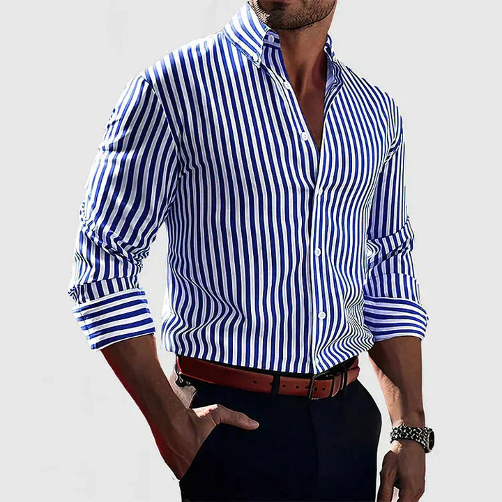 NORELLA | Striped Men's Shirt – Stylish & Confident