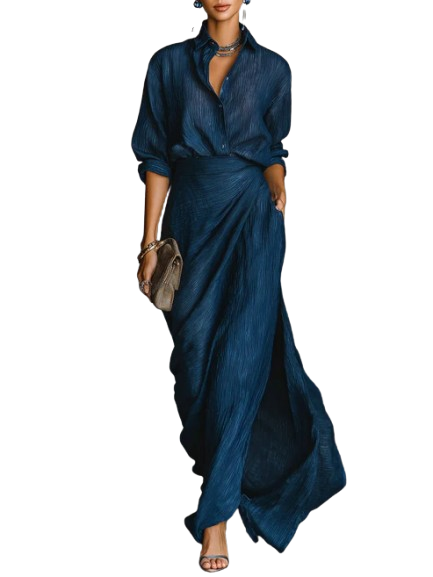 NORELLA | Cielo Set of Blouse and Long Skirt