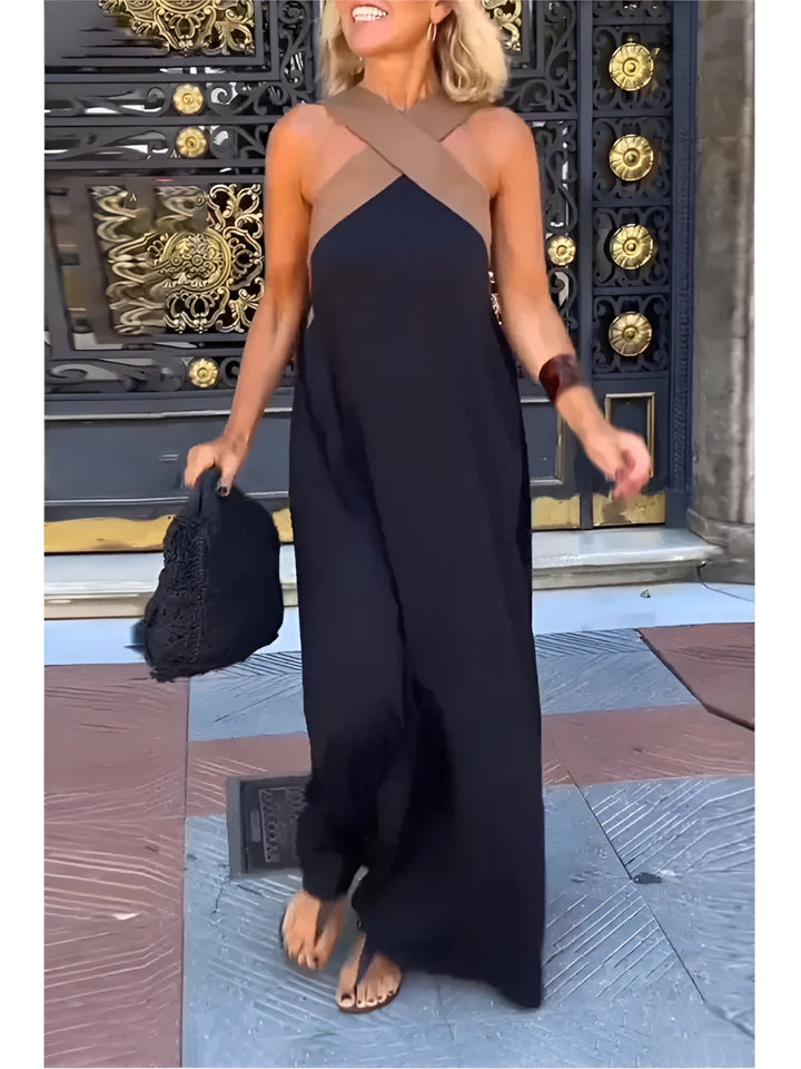 NORELLA | MIRANDA CROSSOVER CUT DRESS