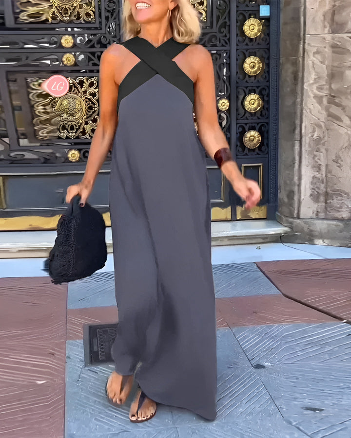 NORELLA | MIRANDA CROSSOVER CUT DRESS